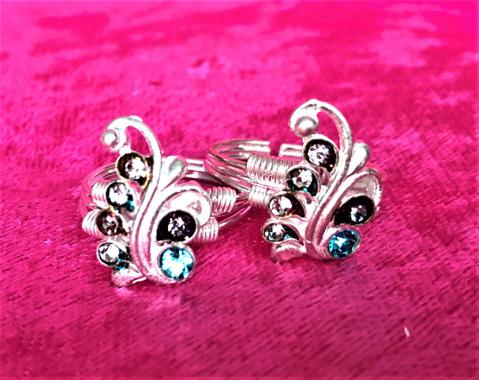 Indian Antique Toe rings Set of 2 from Fashionista - Urban Flair USA