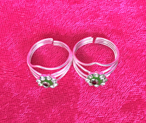 Indian Toe Ring Set of 2 from Fashionista - Urban Flair USA