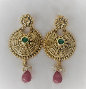 Earring Set Vintage Traditional Party Wear - Urban Flair USA