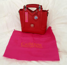 Load image into Gallery viewer, CATHERINE MALANDRINO Scarlet Red Florence Tote Handbag - Urban Flair USA