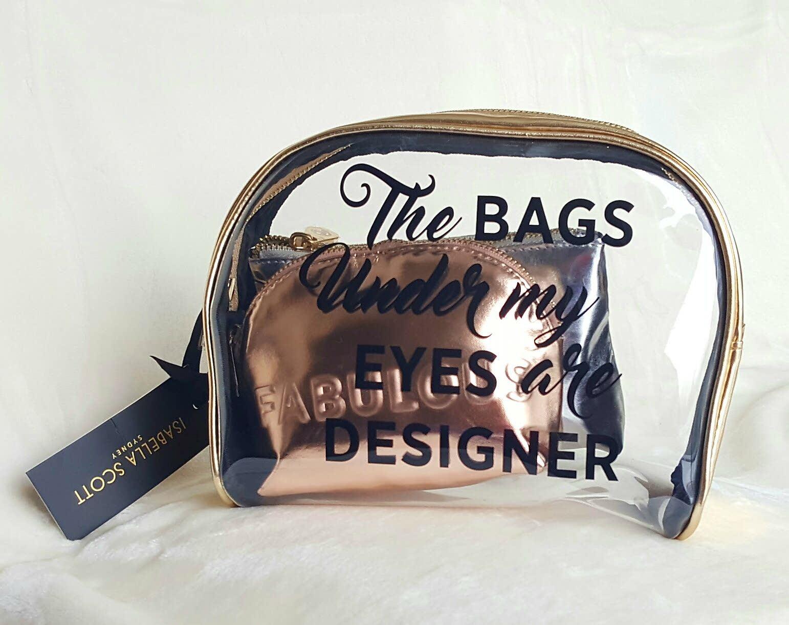 Isabella Scott Sydney Pack of 3 Designer Cosmetic/ Make up Bags