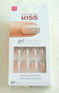 KISS Gel Fantasy 24 Gel Nails FANCIFUL #74144 - Urban Flair USA