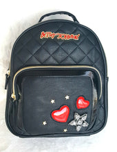 Load image into Gallery viewer, Betsey Johnson CONVERTIBLE BACKPACK - BLACK - Urban Flair USA