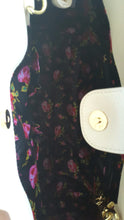 Load image into Gallery viewer, Betsey Johnson DOME TRIPLE COMPT Rose Quilted BLACK Velvet - Urban Flair USA