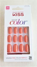 Load image into Gallery viewer, KISS SALON COLOR 28 Press-On Nails Medium OVAL Burnt Orange #72934 - Urban Flair USA