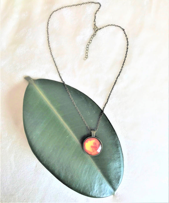 Fall Pendant Chain Necklace, Autumn Pendant Necklace - Urban Flair USA