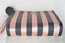 Load image into Gallery viewer, Betsey Johnson COSMETIC / MAKE-UP BAG - STRIPE - Urban Flair USA