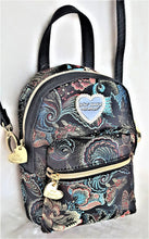 Load image into Gallery viewer, Betsey Johnson MINI Convertible Cross-Body Bag - BLACK/MULTI - Urban Flair USA