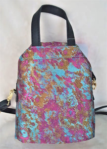 Betsey Johnson MINI Convertible Cross-Body Bag - BLUE/MULTI - Urban Flair USA