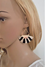 Load image into Gallery viewer, Urban Flair Tassel Earrings Gold tone Chain Triangle Fringe - Urban Flair USA