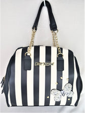 Load image into Gallery viewer, Betsey Johnson TOTE SLOUCH STRIPE - Urban Flair USA