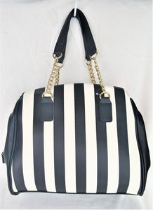 Betsey Johnson TOTE SLOUCH STRIPE - Urban Flair USA