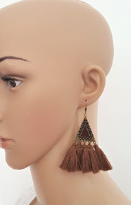 Thread Tassels Vintage Design Ethnic Earring by UrbanFlair - Urban Flair USA