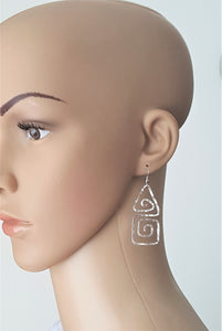 Wire Earrings, Designer Earrings, Traditional Mexican Earrings - Urban Flair USA