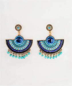 Vintage Design Bohemian Earrings, Boho Chic Designer Statement Earrings, Bohemian Jewelry by UrbanFlair - Urban Flair USA