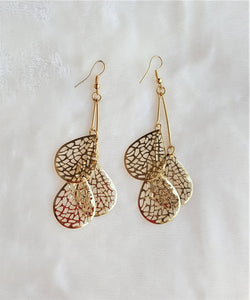 Fashion Earrings Dangle Drop Gold tone Trendy Style Party wear Light weight Earrings by UrbanFlair - Urban Flair USA