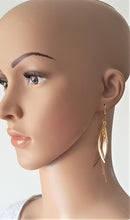 Load image into Gallery viewer, Fashion Earrings Leaves Gold tone Trendy Style Party wear Light weight Earrings by UrbanFlair - Urban Flair USA