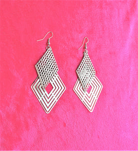Fashion Earrings Silver Trendy Party wear Light weight Earrings by UrbanFlair - Urban Flair USA