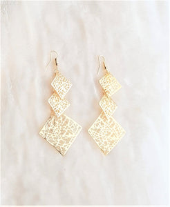 Fashion Earrings Gold Trendy Party wear Light weight Earrings by UrbanFlair - Urban Flair USA