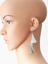 Load image into Gallery viewer, Fashion Earrings Silver Trendy Party wear Light weight Earrings by UrbanFlair - Urban Flair USA