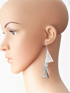 Fashion Earrings Silver Trendy Party wear Light weight Earrings by UrbanFlair - Urban Flair USA
