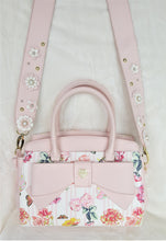 Load image into Gallery viewer, BETSEY JOHNSON SATCHEL TRIPLE COMPT PINK FLORAL BLUSH - Urban Flair USA
