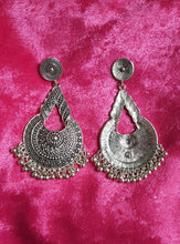 Load image into Gallery viewer, Fashion Earrings Long Big Earrings Designer Oxidized Silver Jewelry - Urban Flair USA