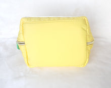 Load image into Gallery viewer, Betsey Johnson Yellow Kitsch Nylon Travel Cosmetic Case Pouch - Urban Flair USA
