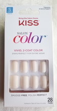 Load image into Gallery viewer, KISS SALON COLOR 28 Press-On Nails Short length VIVID 2-COAT #78400