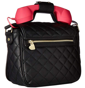 Betsey Johnson Women's Crossbody Bag Phone Black - Urban Flair USA