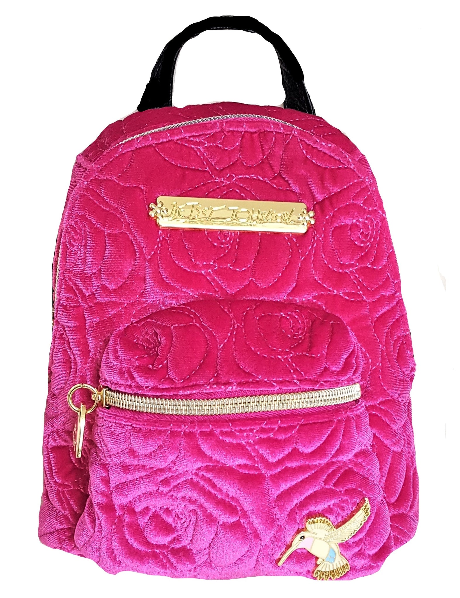 Betsey Johnson Velvet MINI Convertible Cross-Body Bag