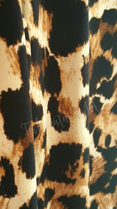 Women's Cold Shoulder Top Size L Leopard print - Urban Flair USA