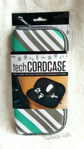 Travel Tech Cord Case/ Accessories Organizer - STRIPE - Urban Flair USA