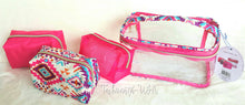 Load image into Gallery viewer, TRAVEL COSMETIC MAKE UP BAGS 4 PIECE by TARTAN + TWINE - Urban Flair USA