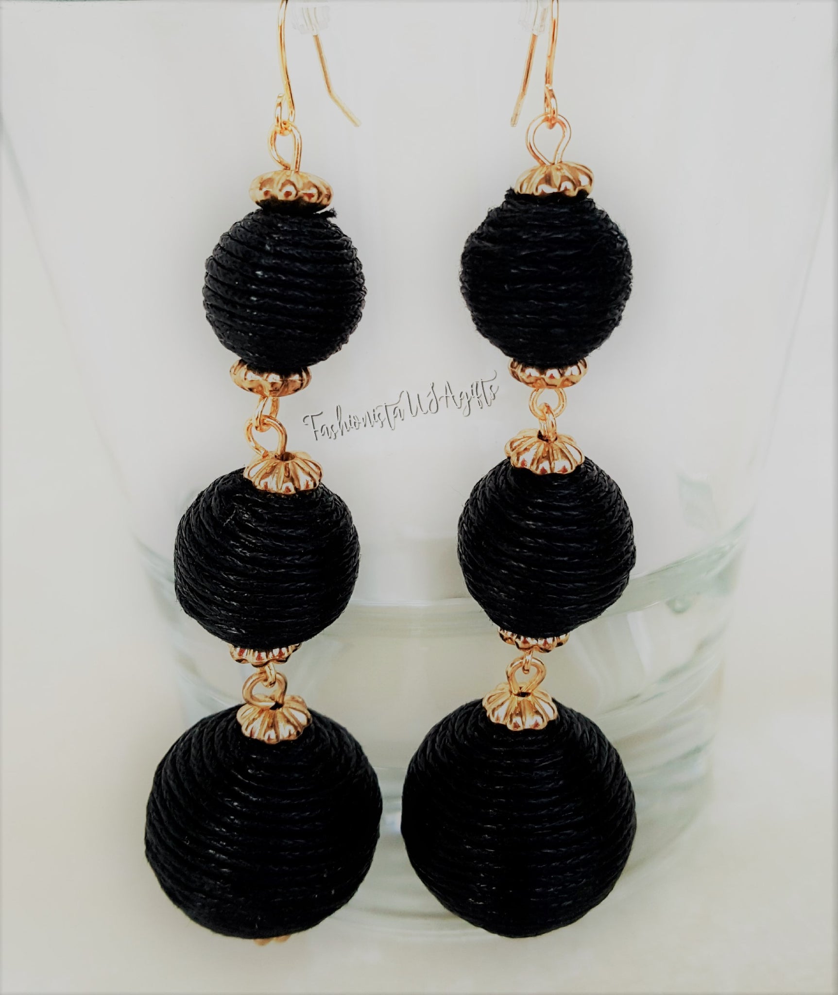 Buy Gold-Toned & Black Earrings for Women by The Pari Online | Ajio.com