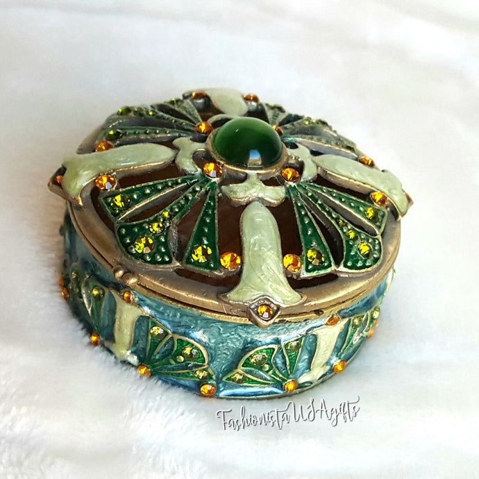 Trinket Box Vintage Jewelry Keepsake Box - Urban Flair USA