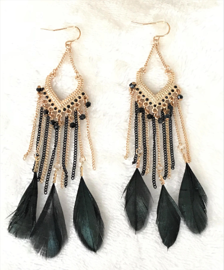 www.Nuroco.com - A- G Letter Tassels Earrings*