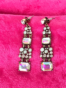 Multi-Color Crystal Rhinestones Earring Vintage Dangle Drop Fashion Earring - Urban Flair USA