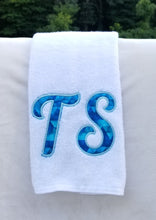 Load image into Gallery viewer, Hand Towel Custom Embroidered Applique White Kitchen Bath Towel