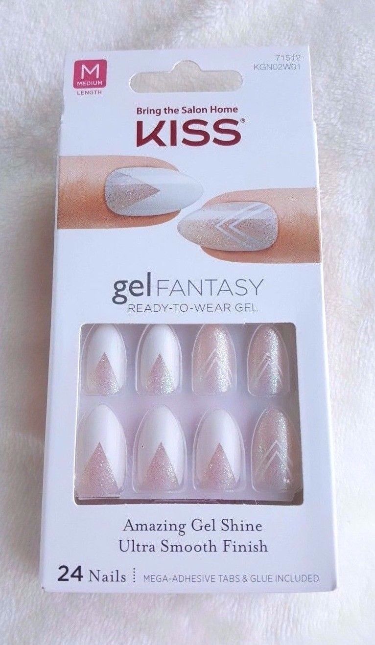 KISS Gel Fantasy 24 Gel Nails ROCK CANDY #71512 - Urban Flair USA